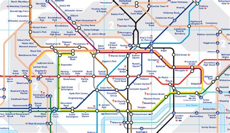 Mapa Del Metro En Londres