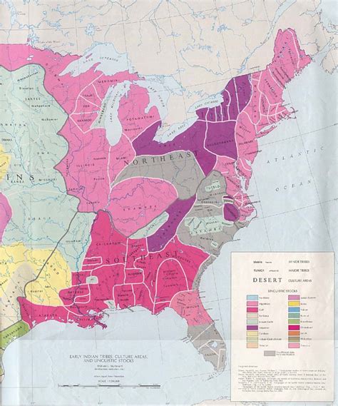 Printable Map Of Native American Tribes - Printable US Maps