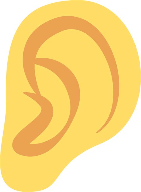 "ear" Emoji - Download for free – Iconduck