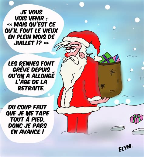 Pourquoi le père Noël s'habille en rouge ? - Flym, dessin d'humour, blog bd humour, humour noir