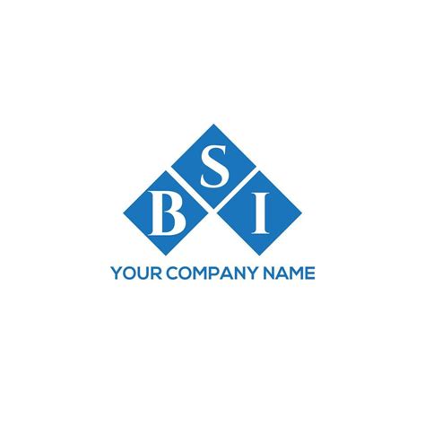 BSI letter logo design on white background. BSI creative initials letter logo concept. BSI ...