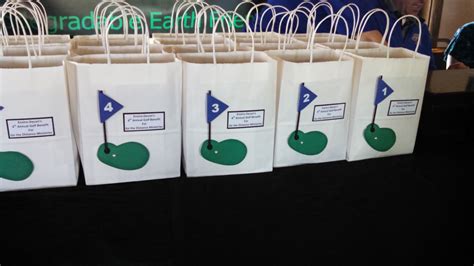 Participant goodie bags | Mini golf party, Golf swag bags, Golf ...