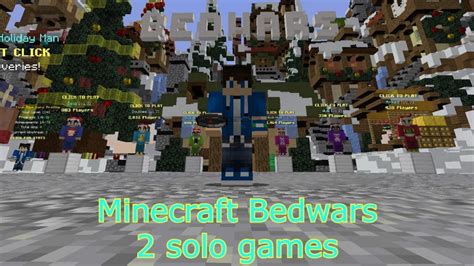 Minecraft: Bedwars- Solo - Creeper.gg