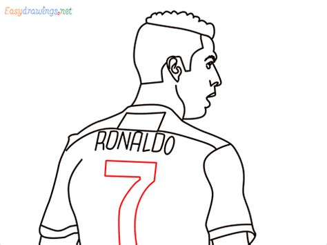 How To Draw Cristiano Ronaldo Step by Step - [16 Easy Phase] | Ronaldo ...