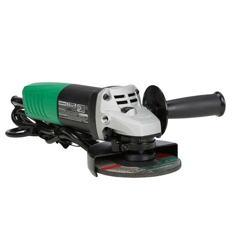 Metabo HPT (was Hitachi Power Tools) 4.5-in 6.2-Amp Sliding Switch Corded Angle Grinder in the ...