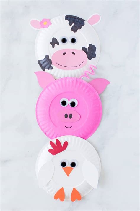 Paper Plate Farm Animals - Made To Be A Momma