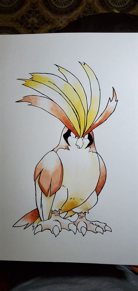 My third try at watercolors, I love Ken Sugimori. This is the GB promo that never got a real ...