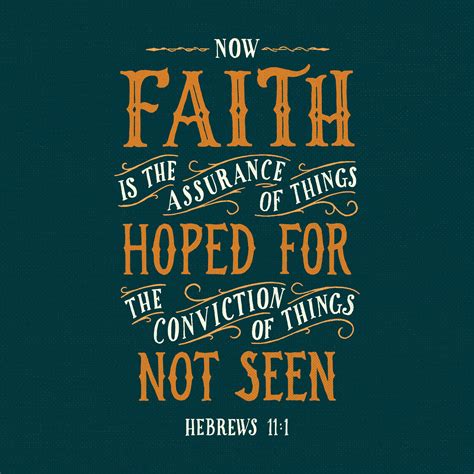 Hebrews 11:1 — Scripture Type