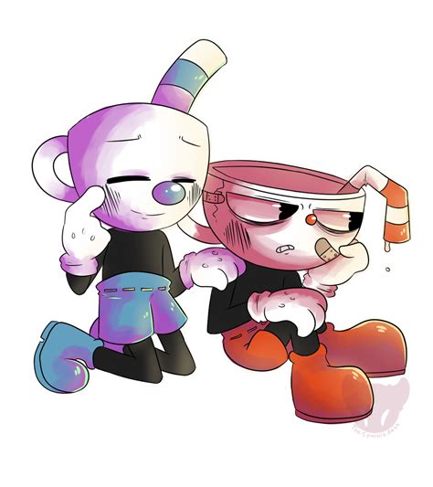 Cuphead and mugman by TheSparkledash on DeviantArt