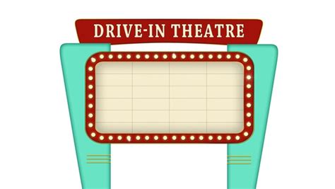 Free Drive In Cinema Sign - Cliparts.co