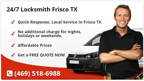 24 Hour Locksmith Frisco TX | Call Us Now at : 469-518-6988