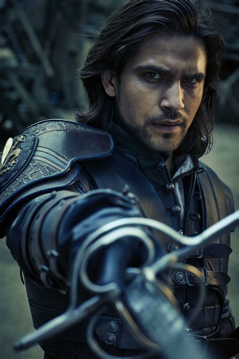 D'Artagnan in The Musketeers. I love this pose; his eyes are full of ...