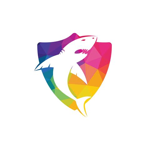 Shark vector logo design. Creative shark icon vector design template ...