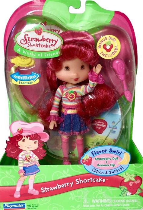 Strawberry Shortcake Playmates Flavor Swirl Strawberry Shortcake - Toy Sisters