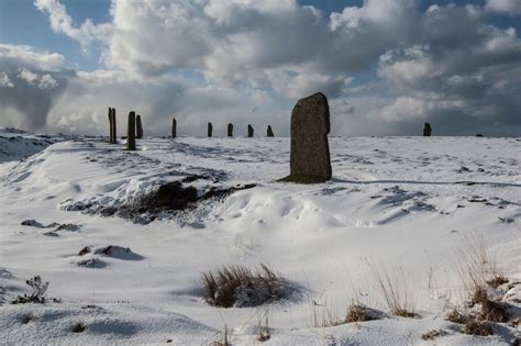 Ring-of-Brodgar-in-the-snow - Lizzie's Orkney Tours