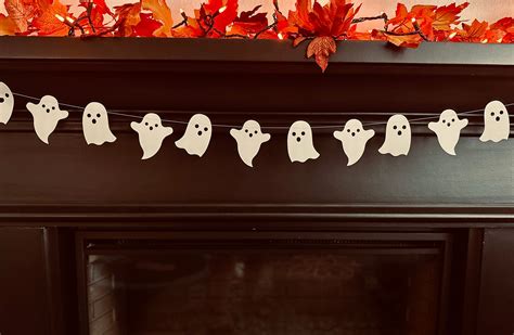 Custom Paper Halloween Garland Halloween Decoration Ghost - Etsy