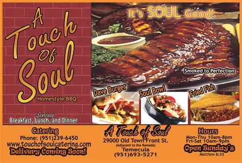 Soul Food Restaurant Flyer (front) | 4x6 postcard flyer "A T… | Flickr