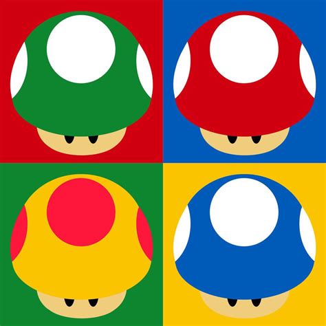 Mushroom Pop Art | Arte de andy warhol, Arte pop, Arte pop para niños