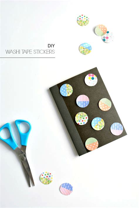 DIY washi tape stickers | BURKATRON