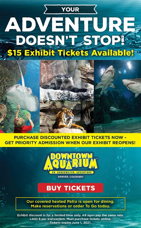 Aquarium Exhibit Pass at The Downtown Aquarium - Denver