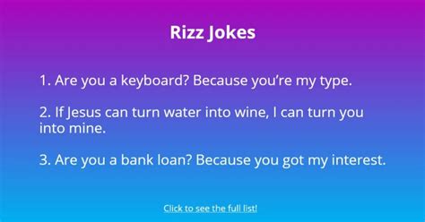 100+ Rizz Jokes and Puns - Followchain