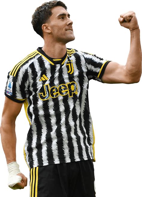 Dusan Vlahovic Juventus football render - FootyRenders