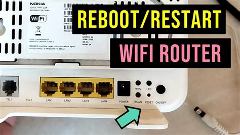 How to Reboot / Restart WiFi Router | Network Reset - YouTube