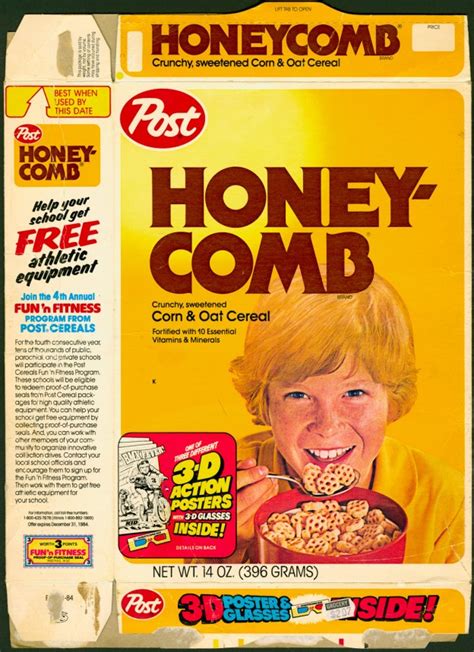 1984 – Honeycomb Cereal Box front | The Kirby Effect