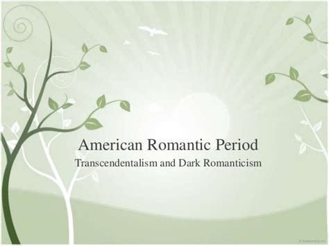 American Literature: Romanticism