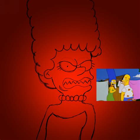 Angry Marge by SwordSparks on DeviantArt