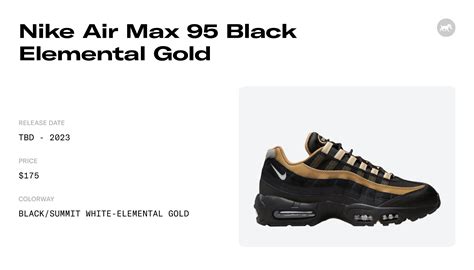 Nike Air Max 95 Black Elemental Gold - DM0011-004 Release Info