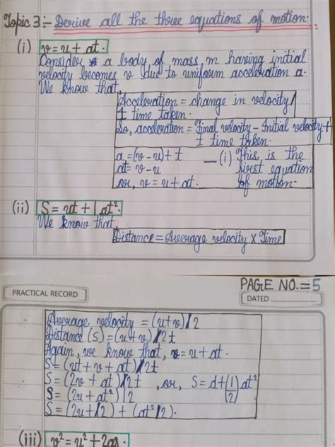 Three Equations of Motion | PDF