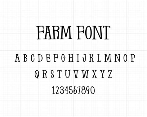 Free farmhouse fonts for commercial use | Message