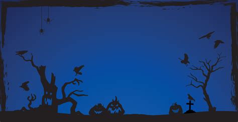 Scary gloomy dark blue halloween background - Vector 3585217 Vector Art at Vecteezy