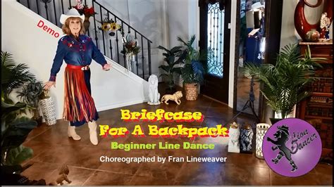 Briefcase For A Backpack - Line Dance Demo - YouTube