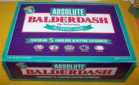 Absolute Balderdash Board Game Like New - 1970-Now