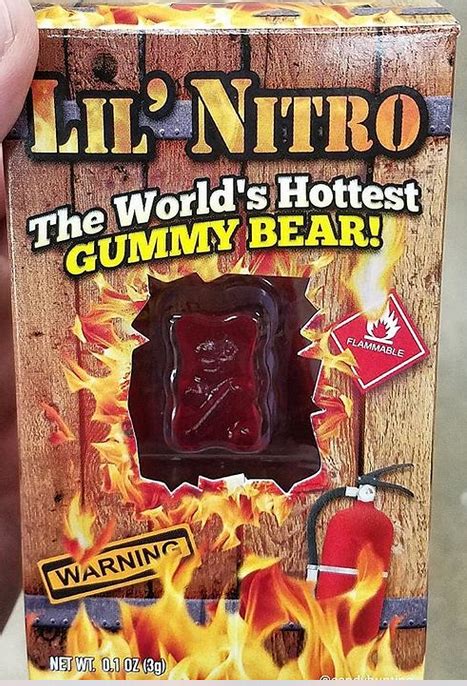 World's Hottest Gummy Bear - Spicy Nitro Candy