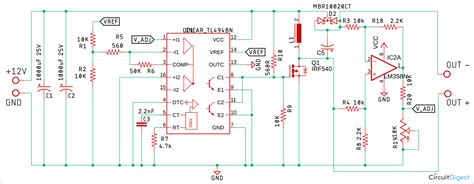 High Power Inverting Buck-Boost Converter Circuit Design with TL494 IC ...