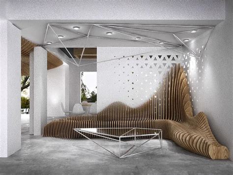 Parametric design | Office interior design, Cafe interior design, Interior design