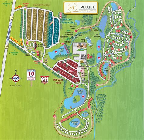 Park Map - RV Park Canton TX | Cabin Rentals Canton TX