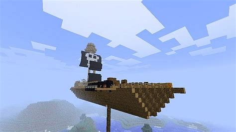 Flying pirate ship survival v1 Minecraft Project