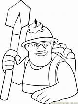 Miner Coloring Page  Free Clash Of The Clans Pages sketch template