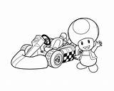 Toad And Cart  Super Mario Bros Coloring Pages sketch template