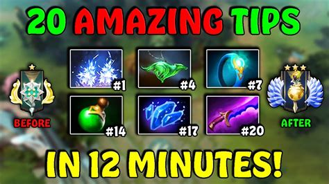 20 GAME CHANGING TIPS You Should Know in 12 Minutes! - 7.34 - YouTube