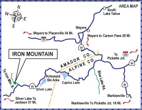 Iron Mountain Area Map | Iron mountain, Ski area, Ski resort