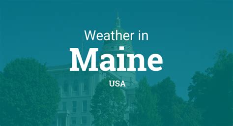 Weather in Maine, United States