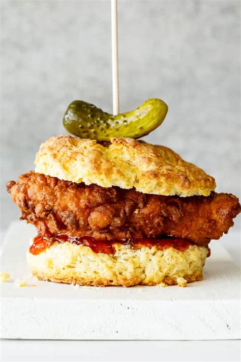 Southern Fried Chicken Biscuits - Grandbaby Cakes