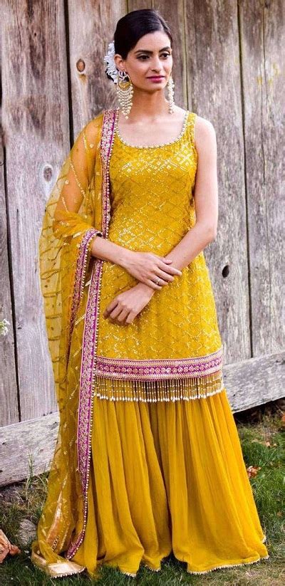 100 Latest and Modern Sharara Kurti Designs for Women (2021)