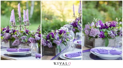 Lilac Wedding Centerpieces