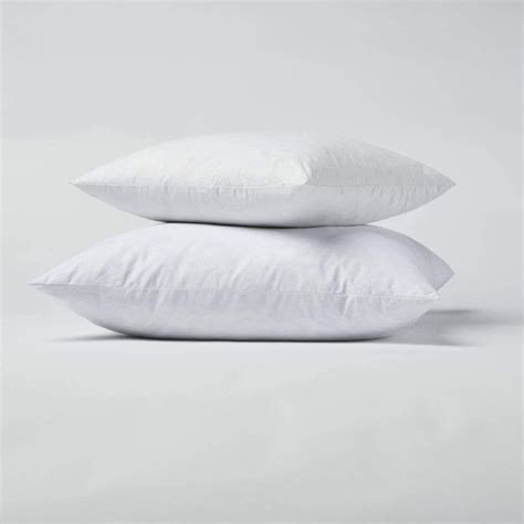 Down Feather Pillow Inserts (All Sizes) | Feather pillows, Down pillows ...